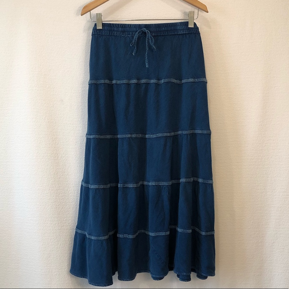 Scully Denim A-Line Skirt, XL